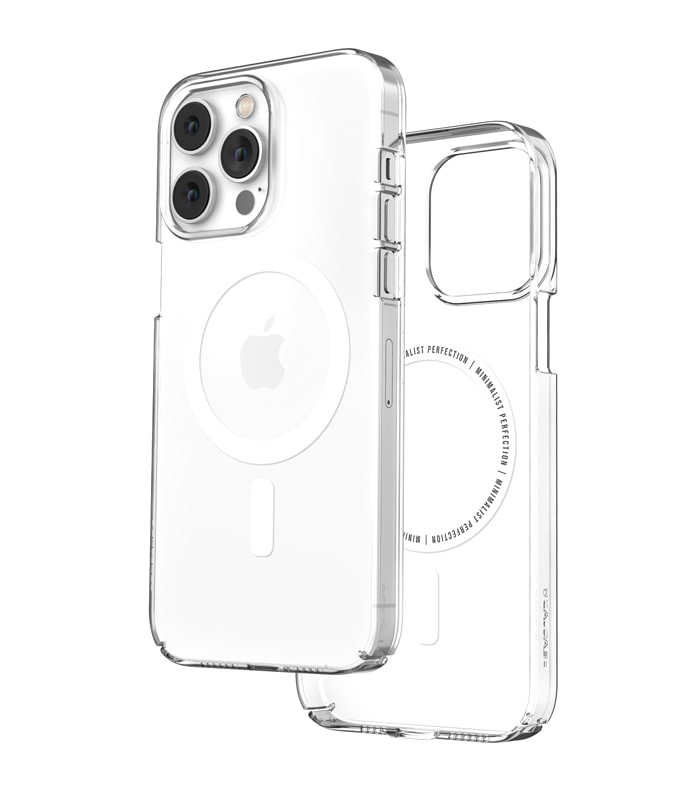 Lucid Clear | Ultra Slim, Crystal Clear iPhone 14 Pro Case Crystal/White from Caudabe