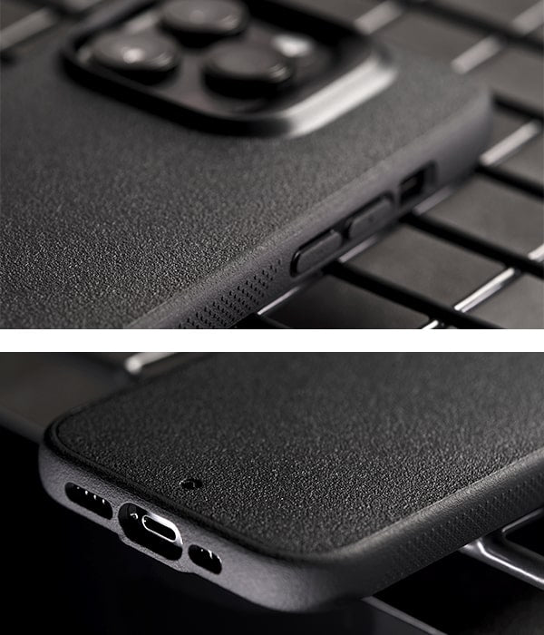 Sheath | Minimalist, Shock-Absorbing iPhone 14 Pro Max Case (MagSafe) Black from Caudabe