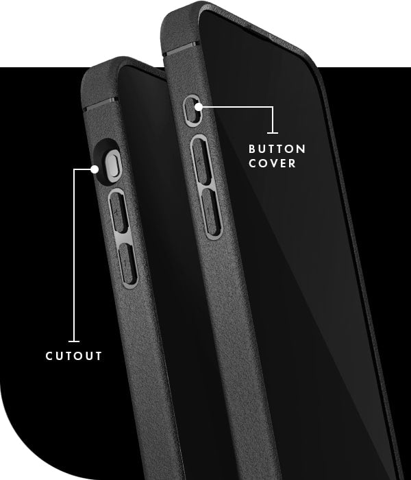 Sheath | Minimalist, Slim, Protective iPhone 15 Plus Case Black from Caudabe