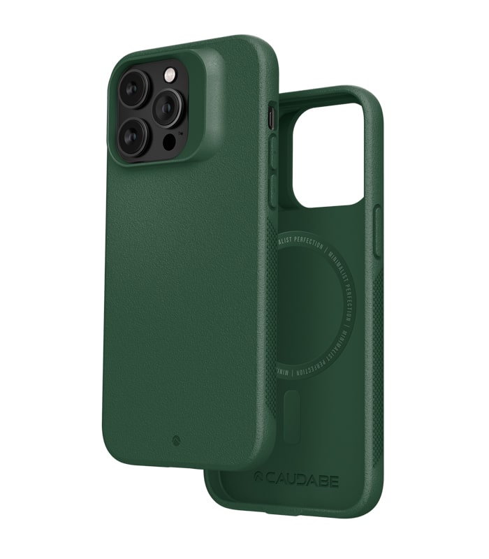 Synthesis | Rugged Protection, Minimalist iPhone 14 Pro Max Case (MagSafe) Mountain Green from Caudabe